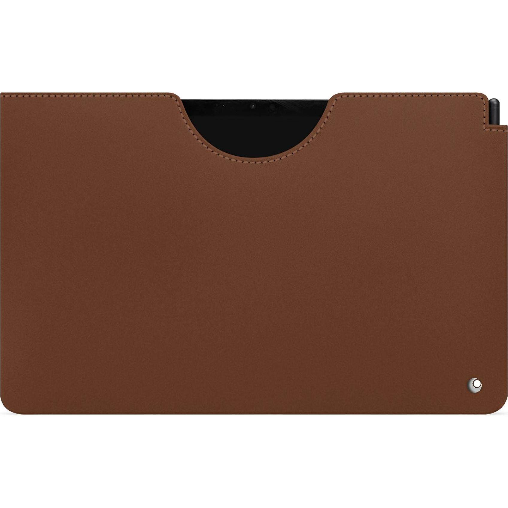 Noreve Lederschutzhülle (Galaxy Tab S9+), Tablet Hülle, Braun