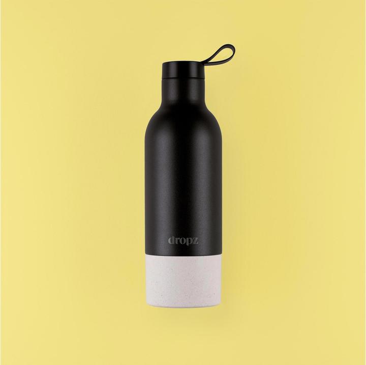 Actual product image Dropz Drinking bottle 500 l, black (0.50 l)
