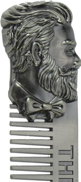 Image du produit Bartkamm Metall L: 15 cm