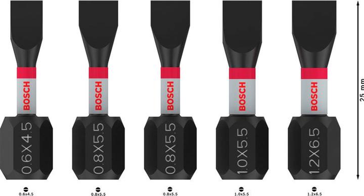 Produktbild Bosch Professional Zubehör PRO Slotted Impact Bit (Schraubschlitz)