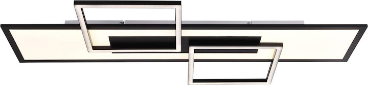 Actual product image Lucande Narumi LED Ceiling Lamp CCT, 110cm, black (2100 lm)