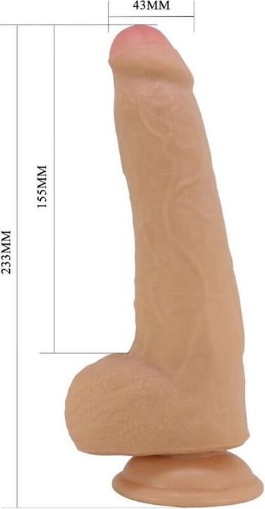 Productafbeelding Pretty Love Draco Realistische Dildo 23 cm Vlees
