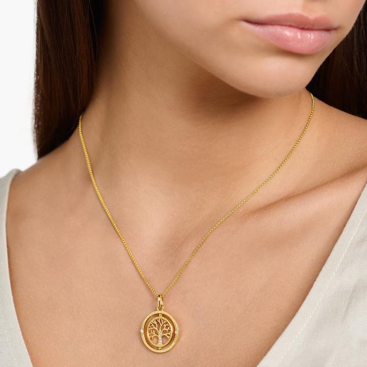Produktbild Thomas Sabo Halskette Tree of Love Gold (925er Silber, 40 - 45 cm)
