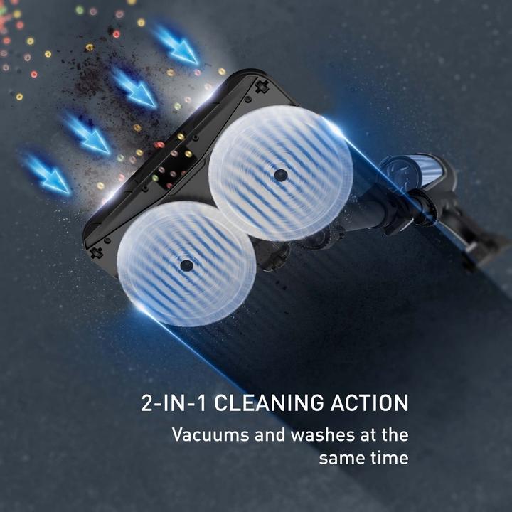 Actual product image Tefal X-Force Flex 14.80 Animal Aqua hand vacuum with mop nozzle