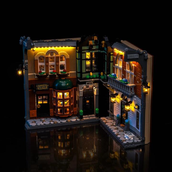 Immagine prodotto BrickBling LED Licht Set für LEGO Sherlock Holmes: Bücherstütze (10351) inkl. Fernbedienung