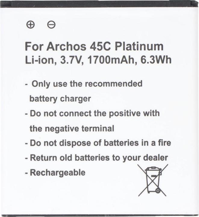 AccuCell Akku Archos 45C Platinum Akku AC45CPL