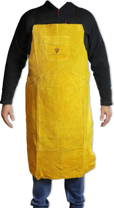 Actual product image Stahlwerk Welding apron made of robust genuine leather, heat and fire resistant