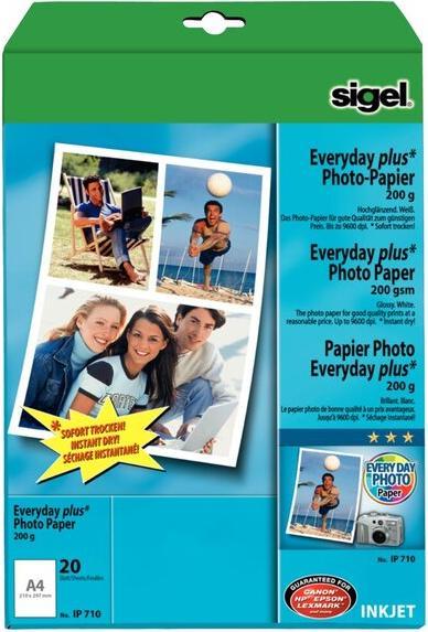 Produktbild Sigel Inkjet Everyday (200 g/m², A4, 20 x)