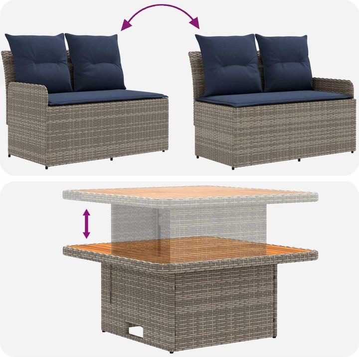 Actual product image vidaXL Gartensitzmöbel