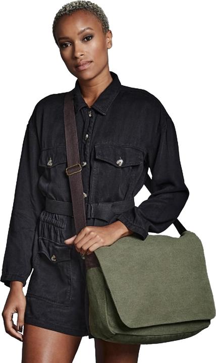 Immagine prodotto Quadral - Borsa Messenger Vintage in Tela - 14 Litri (Confezione da 2)