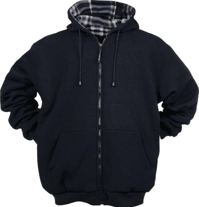 Produktbild Scheibler Thermowendejacke Grösse L schwarz-weiss kariert/schwarz uni (L)
