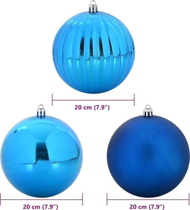 Image du produit vidaXL Weihnachtskugeln (4x)