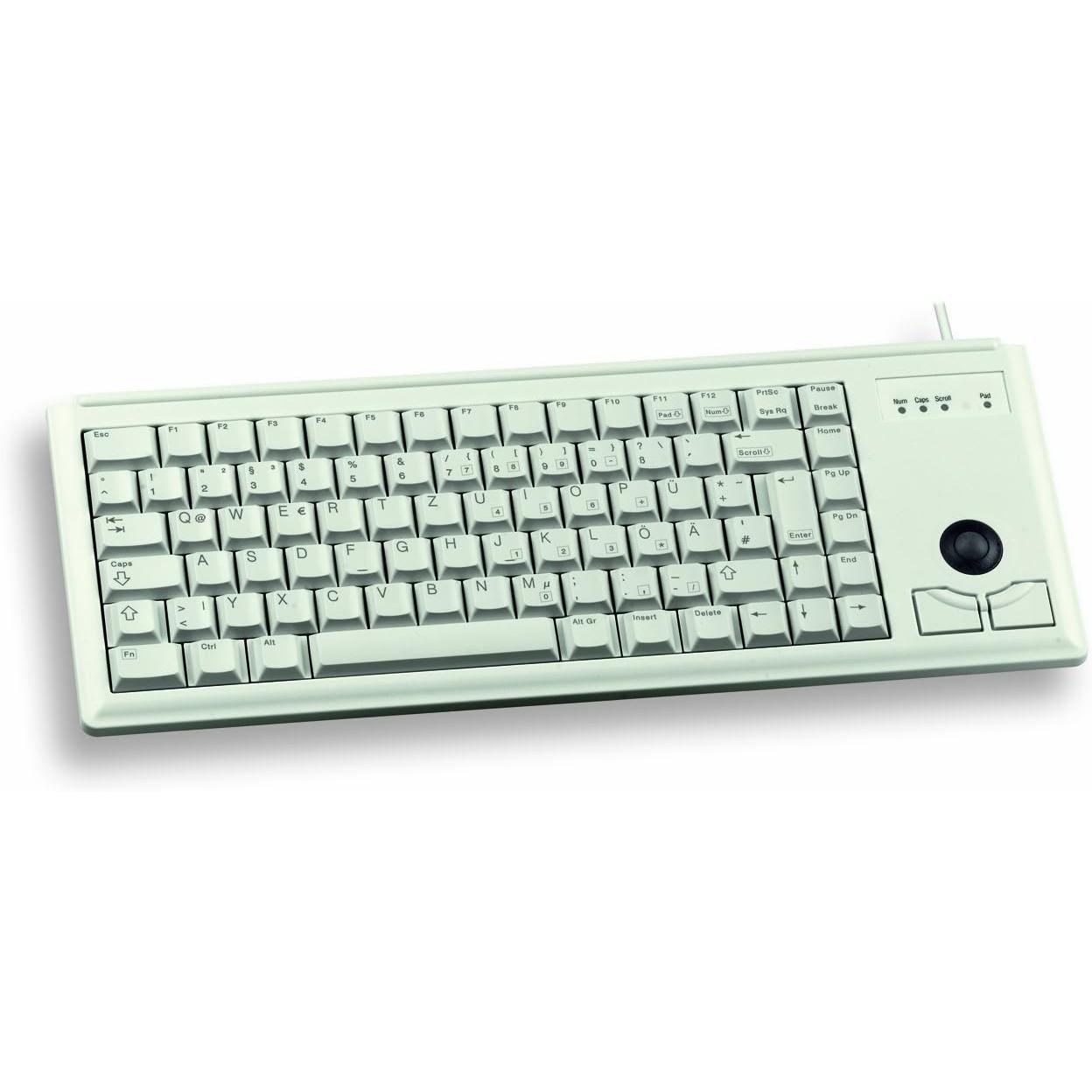 CHERRY Tastiera AZERTY PS/2 mouse integrato (Francese, Cablato), Tastiera, Grigio