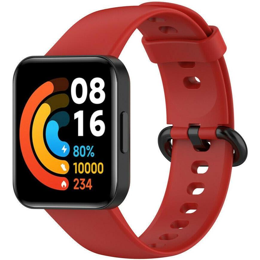 Strap-it Silikonarmband (Silikon), Uhrenarmband, Rot