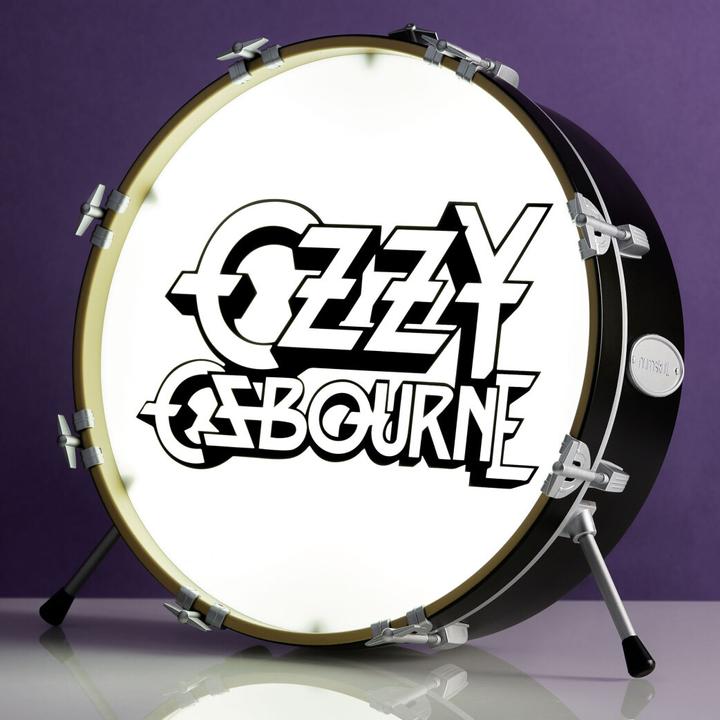 Image du produit Numskull Ozzy Osbourne - Lampe en forme de tambour avec logo du groupe
