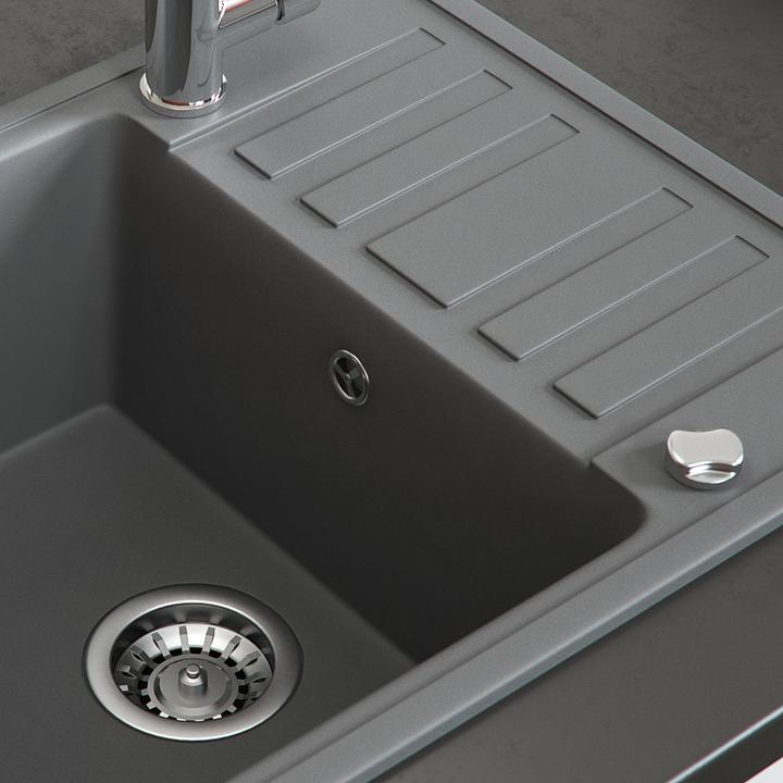 Produktbild Bergström mit Trockenplatz (Einbauspüle mit Abtropffläche, 46 cm, 58 cm)