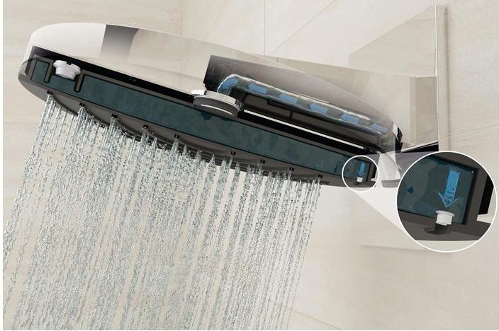 Produktbild hansgrohe Showerpipe 260 1jet mit ShowerTablet Select 400