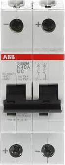 Immagine prodotto ABB LS S202M-K40UC Interruttore automatico K-Char., 10kA, 40A, 2P