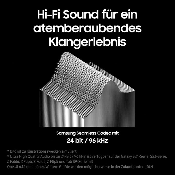 Produktbild Samsung Galaxy Buds3 Pro (Aktive Geräuschunterdrückung, 6 h, Kabellos)