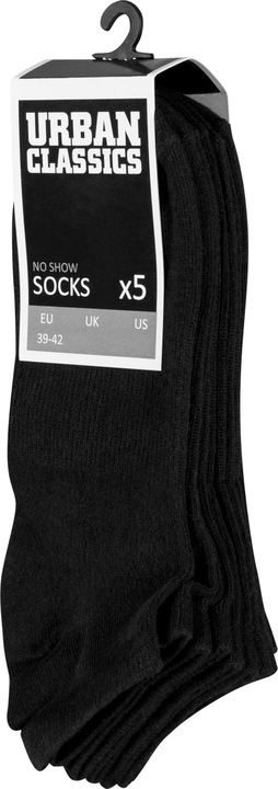 Immagine prodotto Urban Classics Calzini No Show 5-Pack (Confezione da 5 pezzi, 35 - 38)