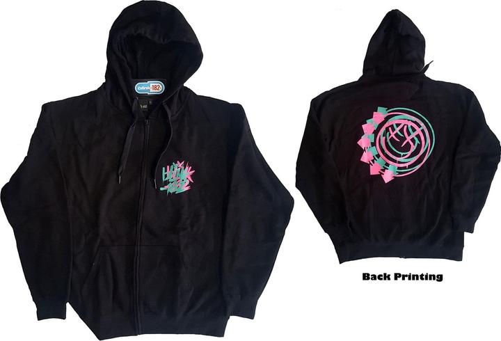 Immagine prodotto Blink 182 Double Six Arrow Smiling Face (Zipper-Hoodie) (XL)