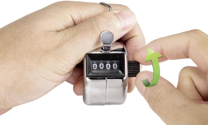 Immagine prodotto Renkforce RF-TC-100 Contatore manuale meccanico (Custodia del dispositivo di misurazione)