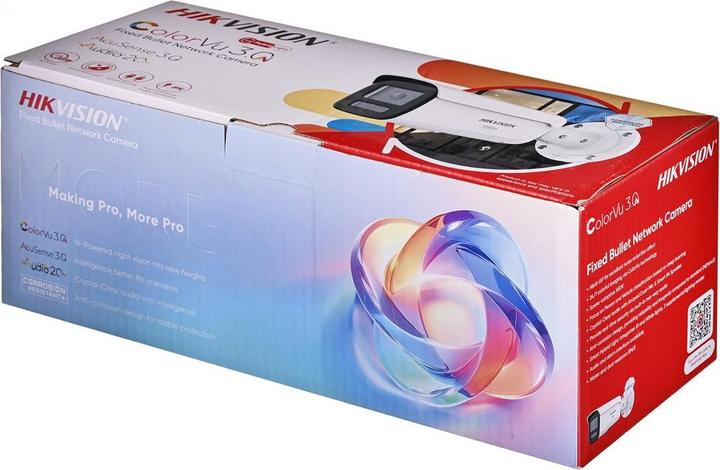 Actual product image Hikvision IP camera DS-2CD2T47G3-LIS2UY/SL 2.8mm PL (2688 x 1520 pixels)