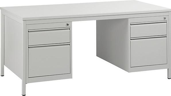 Immagine prodotto eurokraft basic Scrivania Master, grigio chiaro