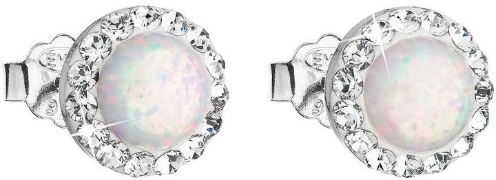 Immagine prodotto Evolution Group Orecchini in argento con cristalli Preciosa 31217.1 bianchi (Argento)