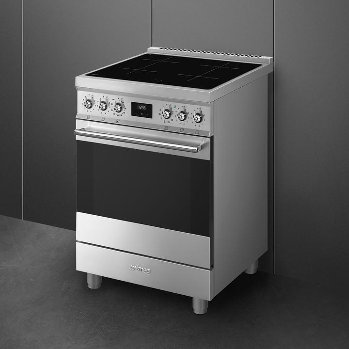 Image du produit Smeg Standherd mit InduktionKochfeld60x60 cm, Pyrolyse Reinigung