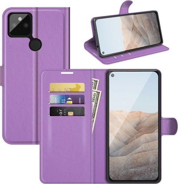 Produktbild MU Classic Litchi Leder Bookcover Series (Google Pixel 5a)
