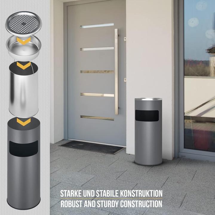 Produktbild Jago Standaschenbecher mit Mülleimer (30 Liter)