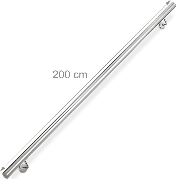 Actual product image Relaxdays Handrail (Stainless steel)