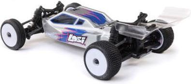 Actual product image Losi Micro-B 1/24 2WD Buggy RTR, Silber (RTR Ready-to-Run)