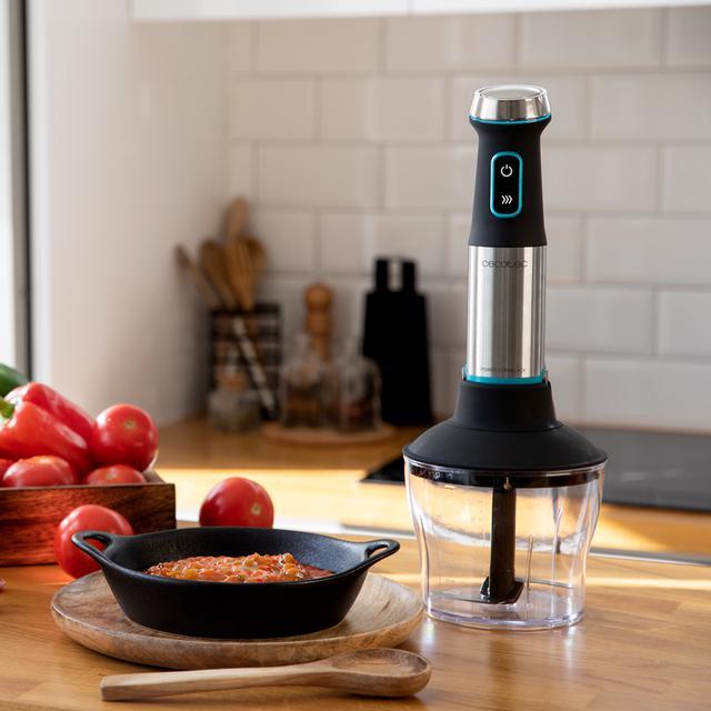 Actual product image Cecotec Mixeur plongeant compatible Power TitanBlack 1200XL Cream & Crush