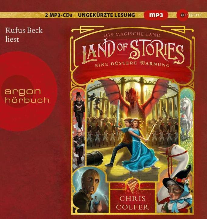 Produktbild Land of Stories: Das magische Land 3 - Eine düstere Warnung (Rufus Beck, Brandon Dorman, Fabienne Pfeiffer, Chris Colfer, Deutsch)