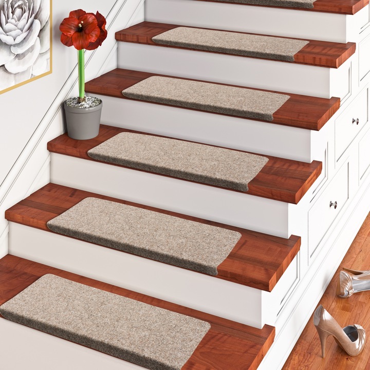 Produktbild Pergamon Trend Nadelfilz Stufenmatte Bent 15er-Set (24 x 65 cm)