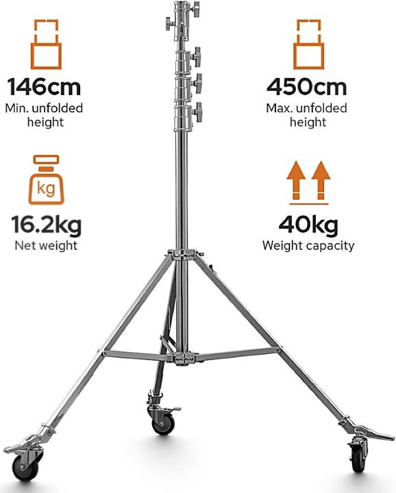 Actual product image Godox Roller Stand for Video Light SA5015
