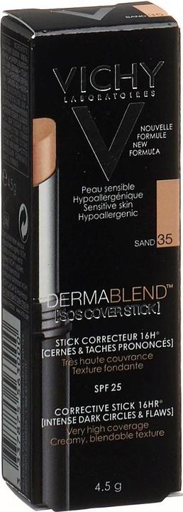 Produktbild Vichy Dermablend SOS-Cover Stick 35 Sand, 4.5 g Stift