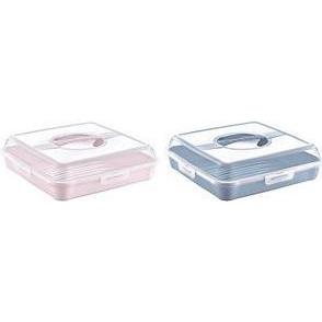 Thumbnail - keeeper Kuchenhaube/Partybutler "enrico", nordic-pink herausnehmbare Kuchenplatte, ergonomischer Griff, Kuchentransportb...