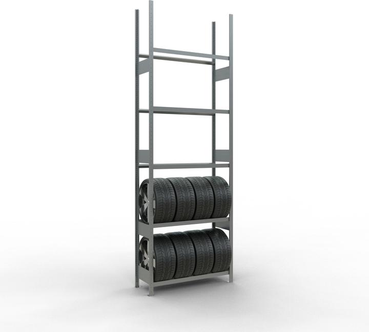 Actual product image Schulte Lagertechnik Wheels basic rack MULTIplus150