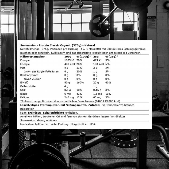 Image du produit Sunwarrior Protéine Classic (375 g)