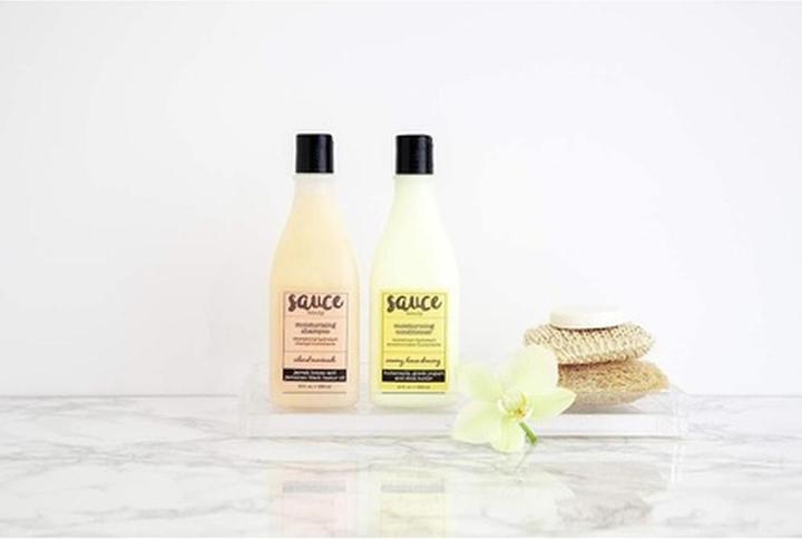 Image du produit Sauce Beauty Ensemble de shampooing et de revitalisant Marinade des îles et Vinaigrette maison crémeuse 10 fl. (Kit de soins capillaires)