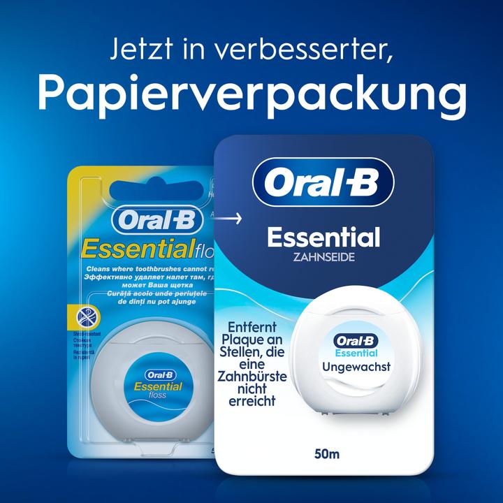 Immagine prodotto Oral-B Essential Floss ungewachst 50m Zahnseide 50 m (50 m)