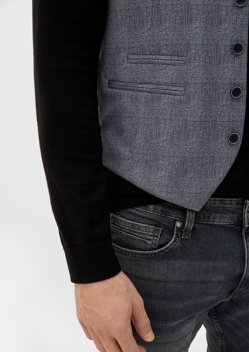 Produktbild s.Oliver Indoor-Weste Weste aus Interlockjersey