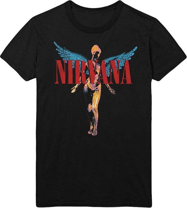 Actual product image Nirvana Unisex Adult Angelic T-Shirt (XL)