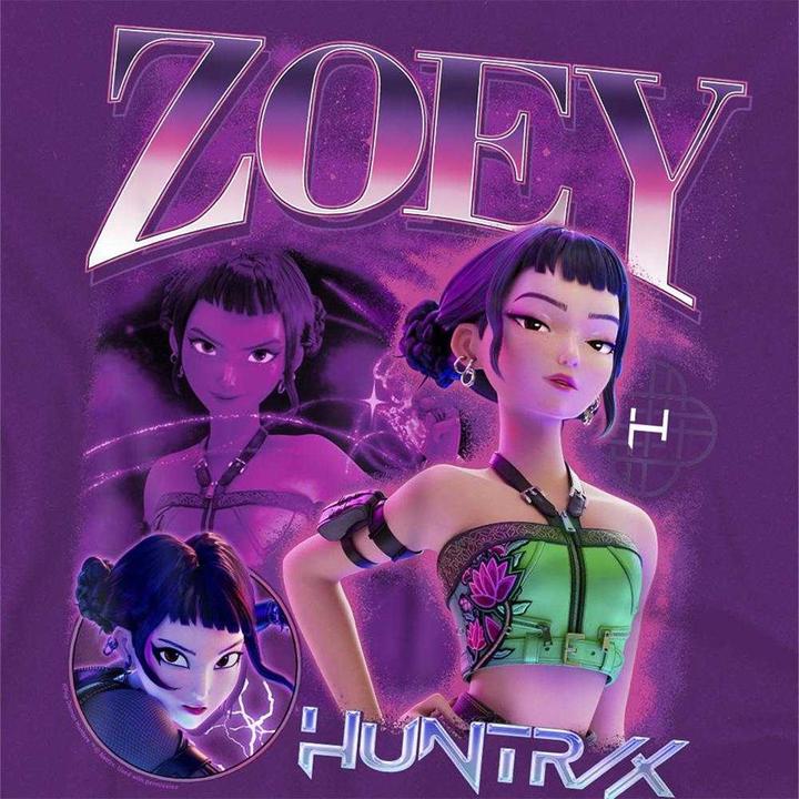 Image du produit K-Pop Demon Hunters - T-shirt motif Zoey style Style reproduction HUNTR/X - Adulte (M)