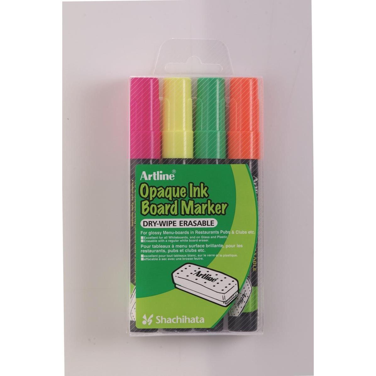 Artline, Marker, Board Marker Opaque 2mm 4/set (4 mm, 4 x)