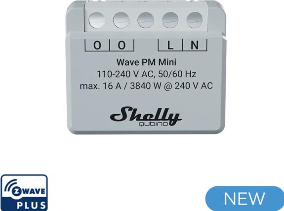 Immagine prodotto Shelly Qubino Wave PM Mini (Attuatore dell'interruttore)