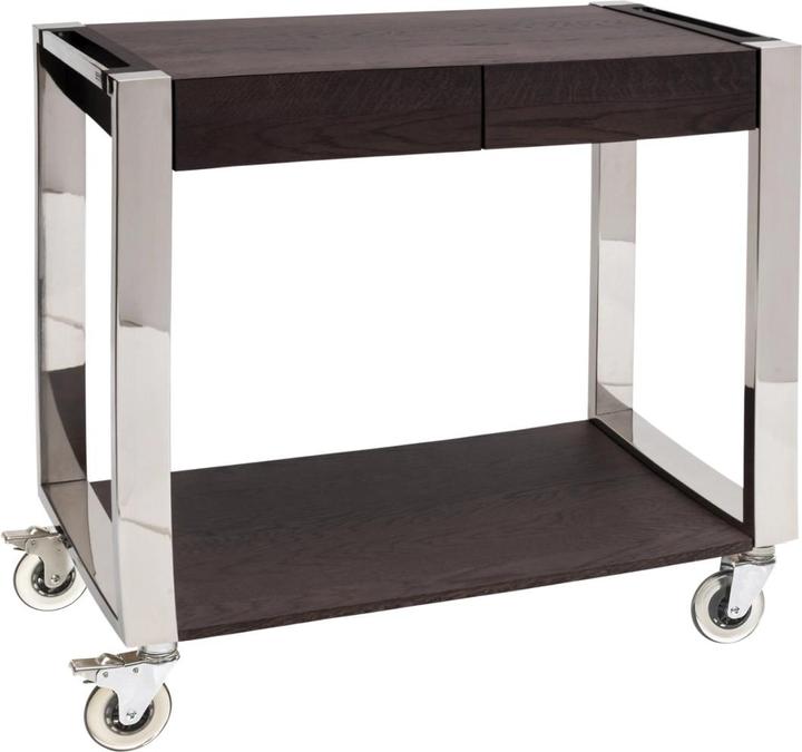 ZEP SMILE INOX Servierwagen 84x48x84cm Wenge